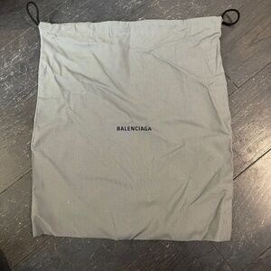 Balenciaga grey Dust bag LARGE Storage Gift Drawstring Bag Luxury